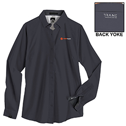 TS LADIES INFLUENCER SOLID BUTTON DOWN